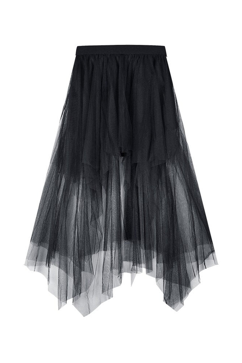 Y2k Goth Mesh Skirt