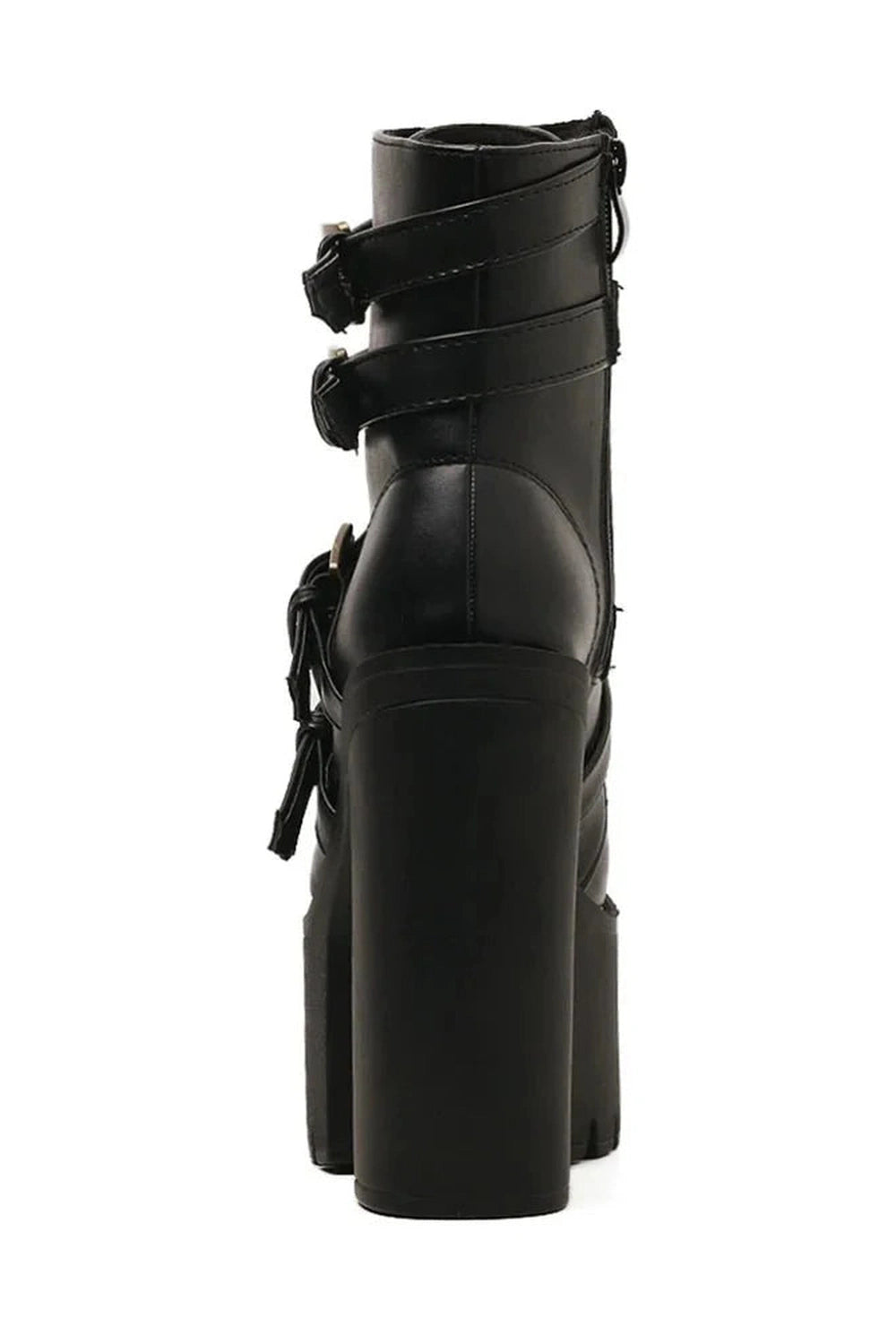 Y2k Goth Platform Round Toe Women's Boots