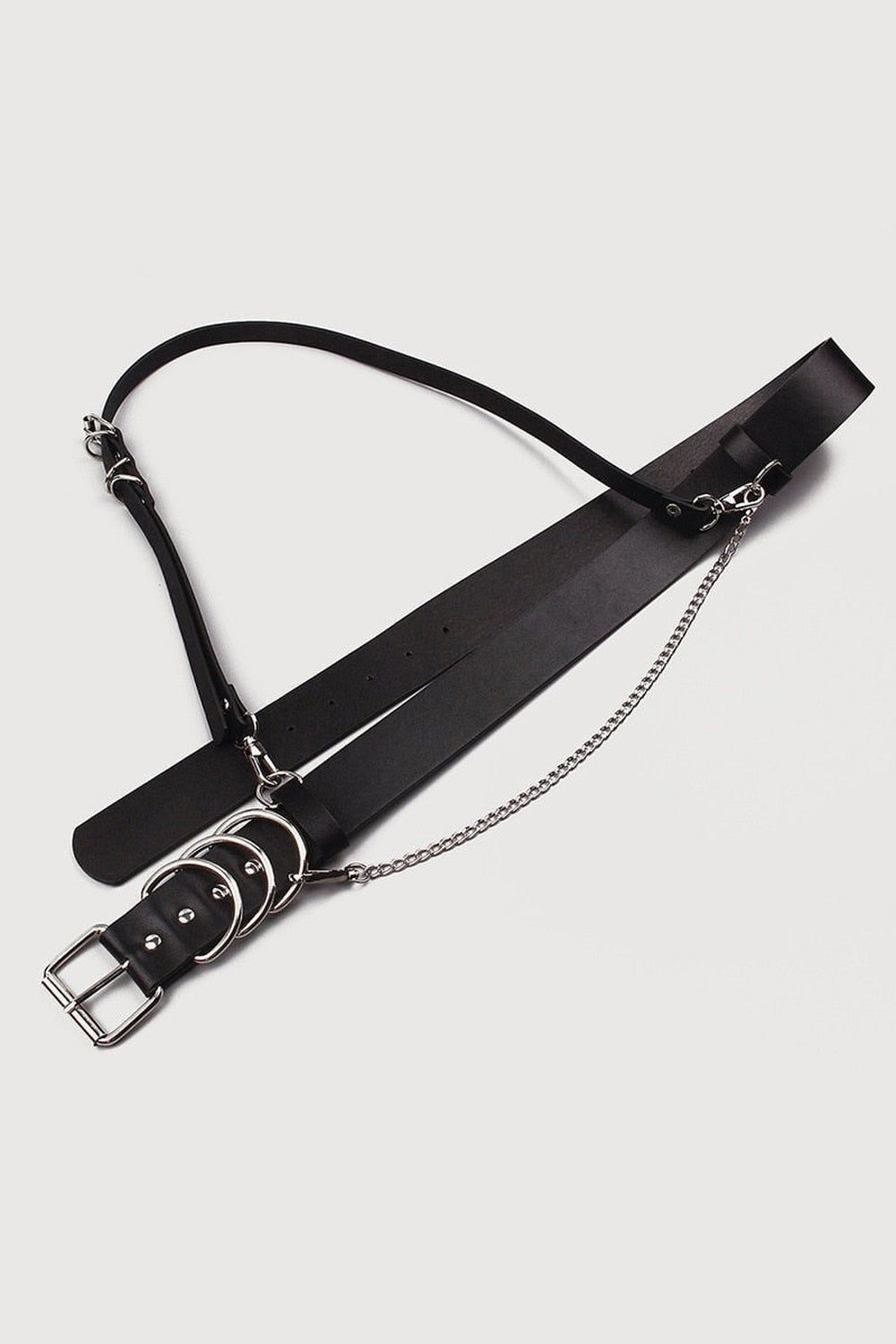 Y2k Goth PU Leather Harness Belts Body