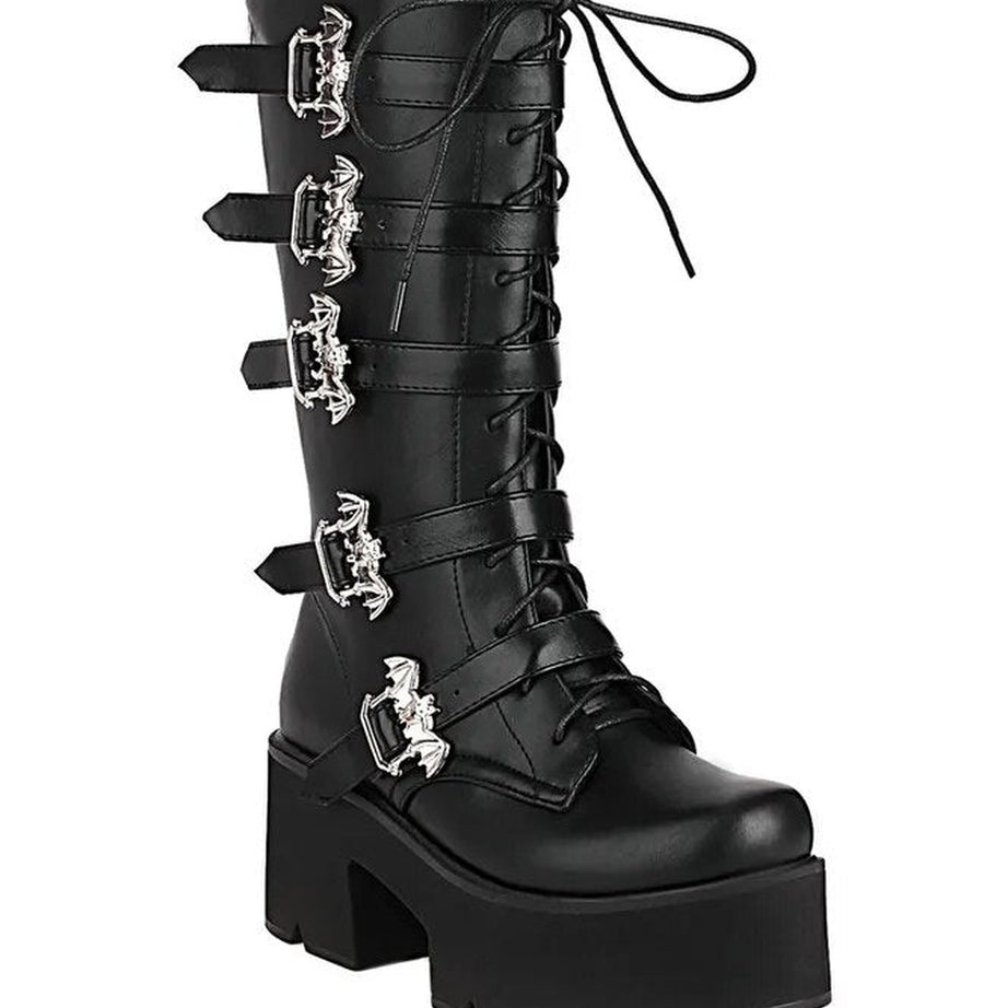 Y2k Gothic Chunky Motorcycle Boots