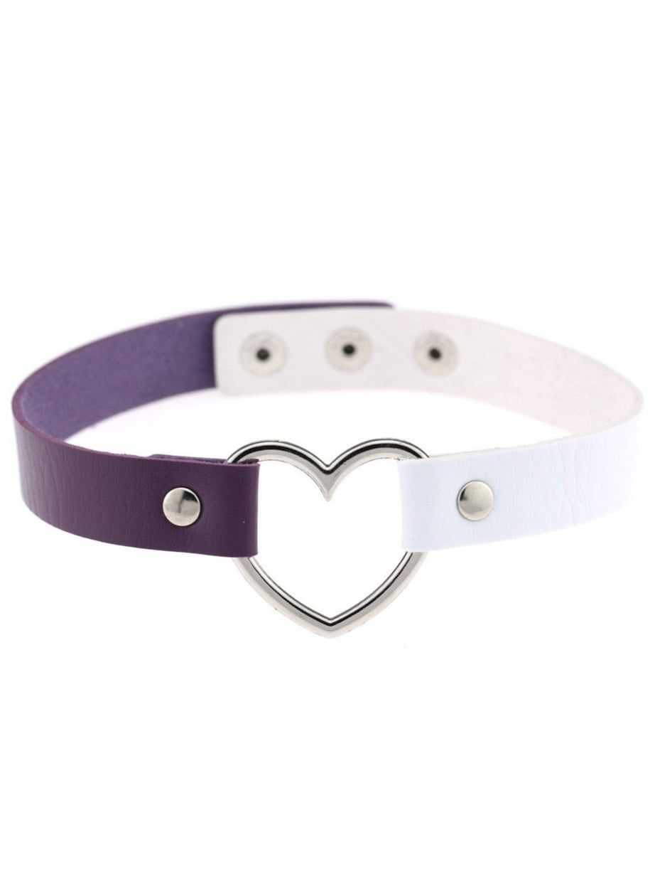 Y2k Gothic Faux Leather Choker