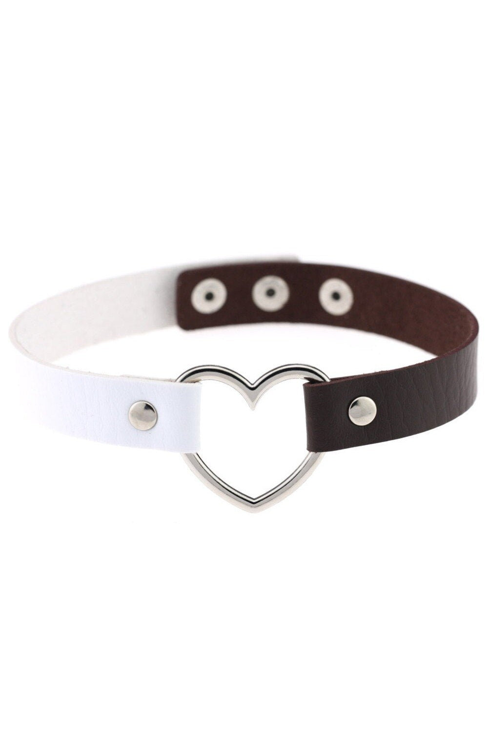 Y2k Gothic Faux Leather Choker