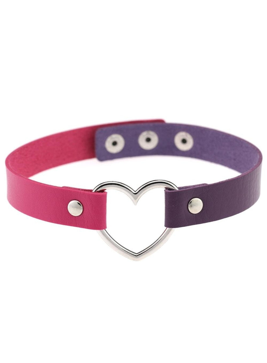 Y2k Gothic Faux Leather Choker