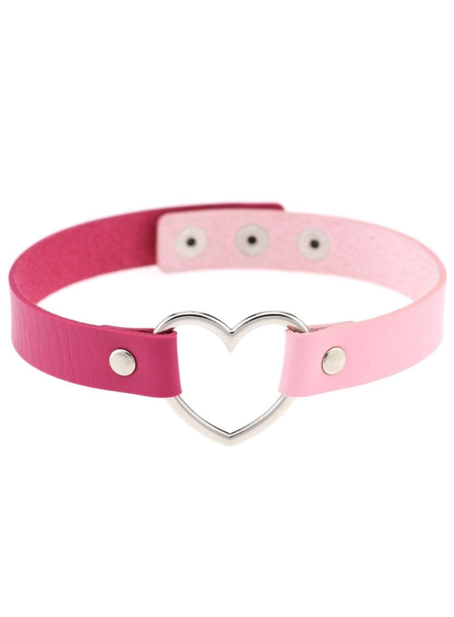 Y2k Gothic Faux Leather Choker