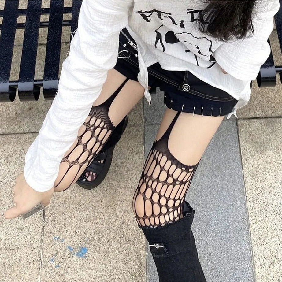 Y2k Gothic Fishnet Stockings