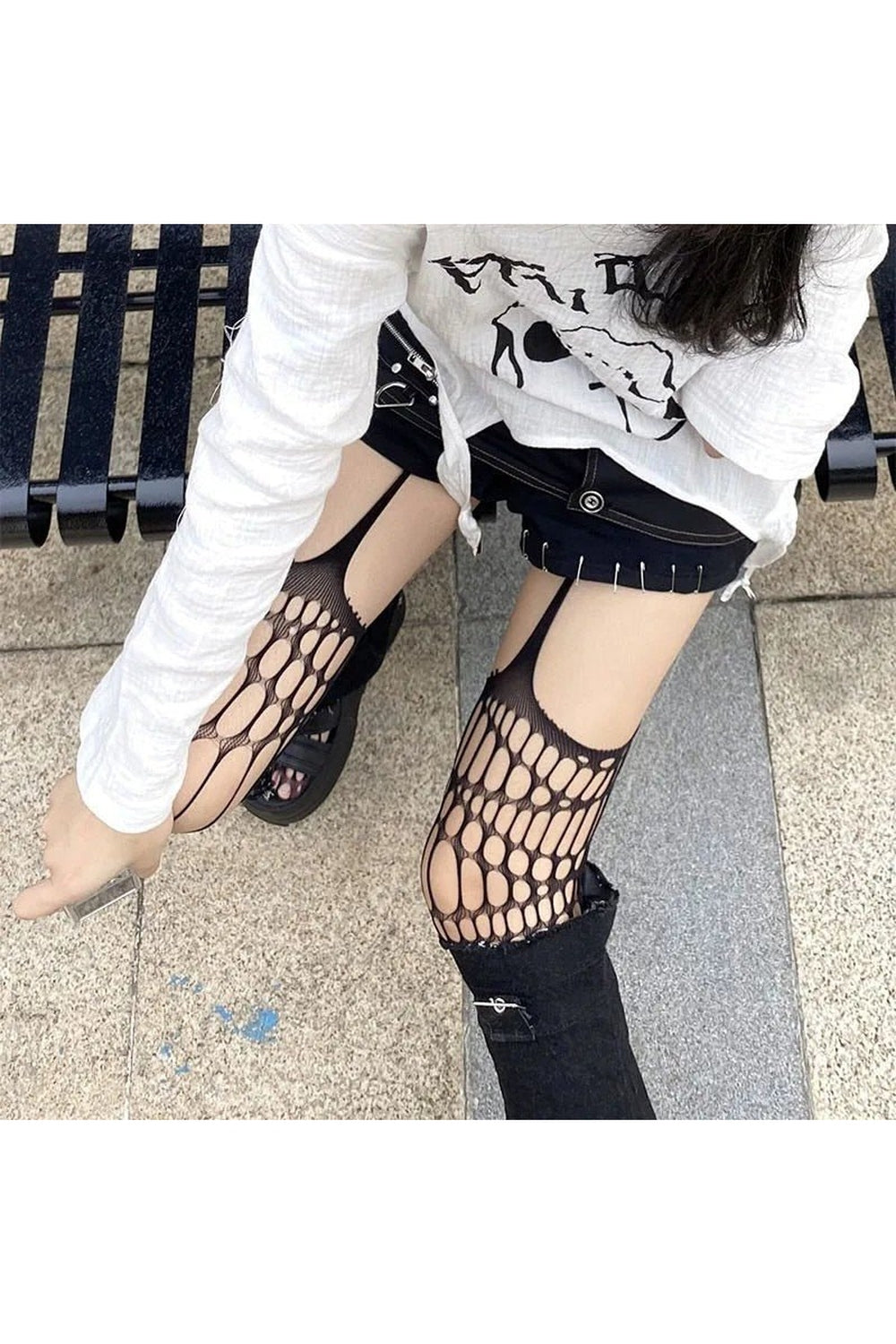 Y2k Gothic Fishnet Stockings