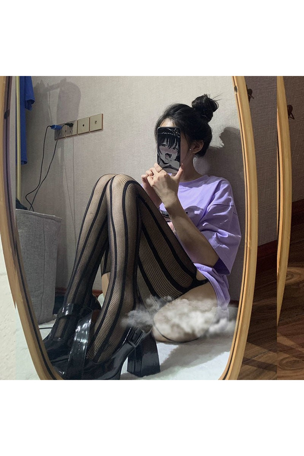 Y2k Gothic Grunge Dark Fishnet Tights