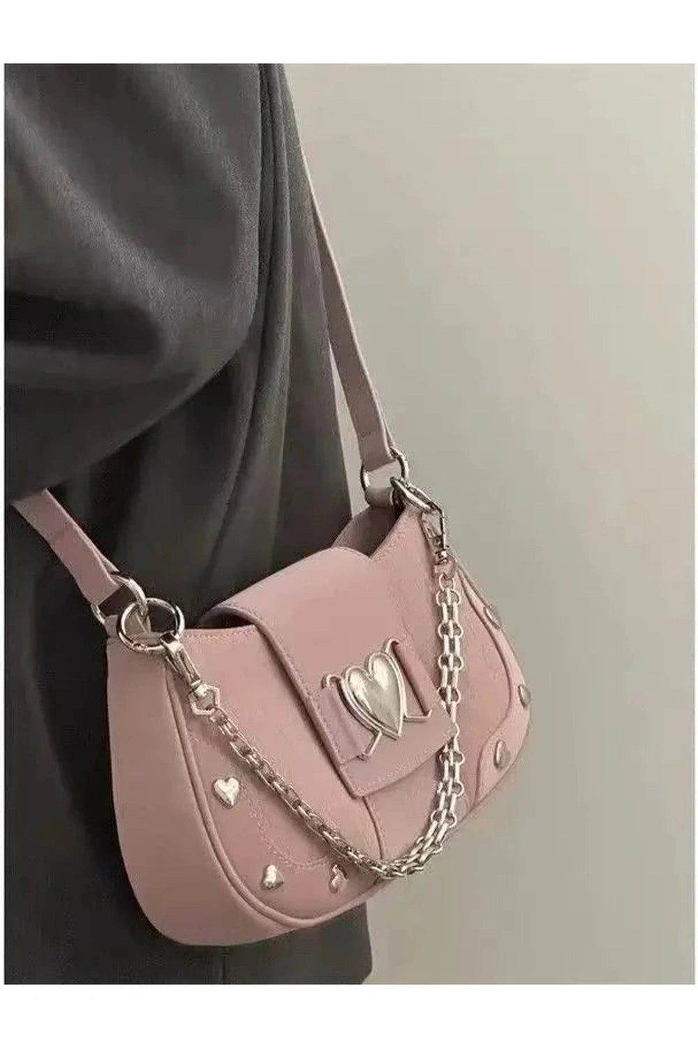 Y2k Pastel goth Handbag Plush Cross