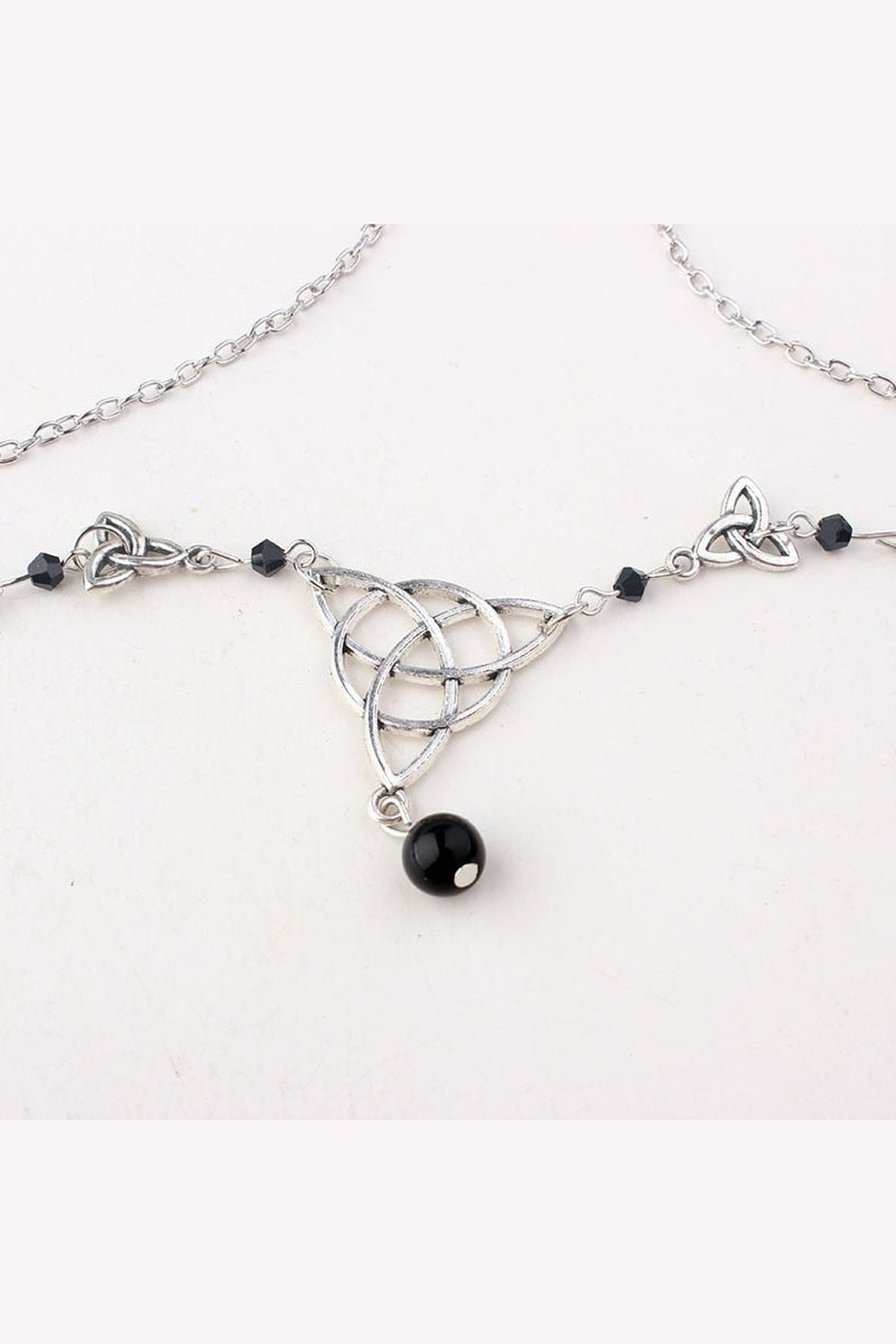 Y2k Gothic Irish Knot Head Chain