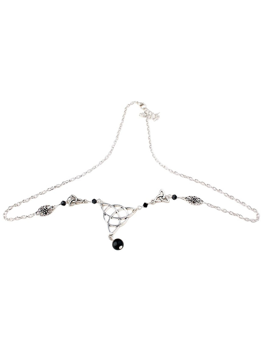 Y2k Gothic Irish Knot Head Chain