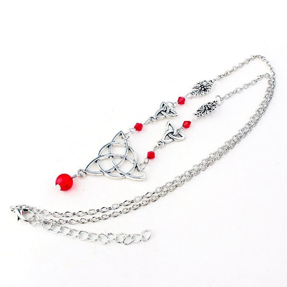 Y2k Gothic Irish Knot Head Chain