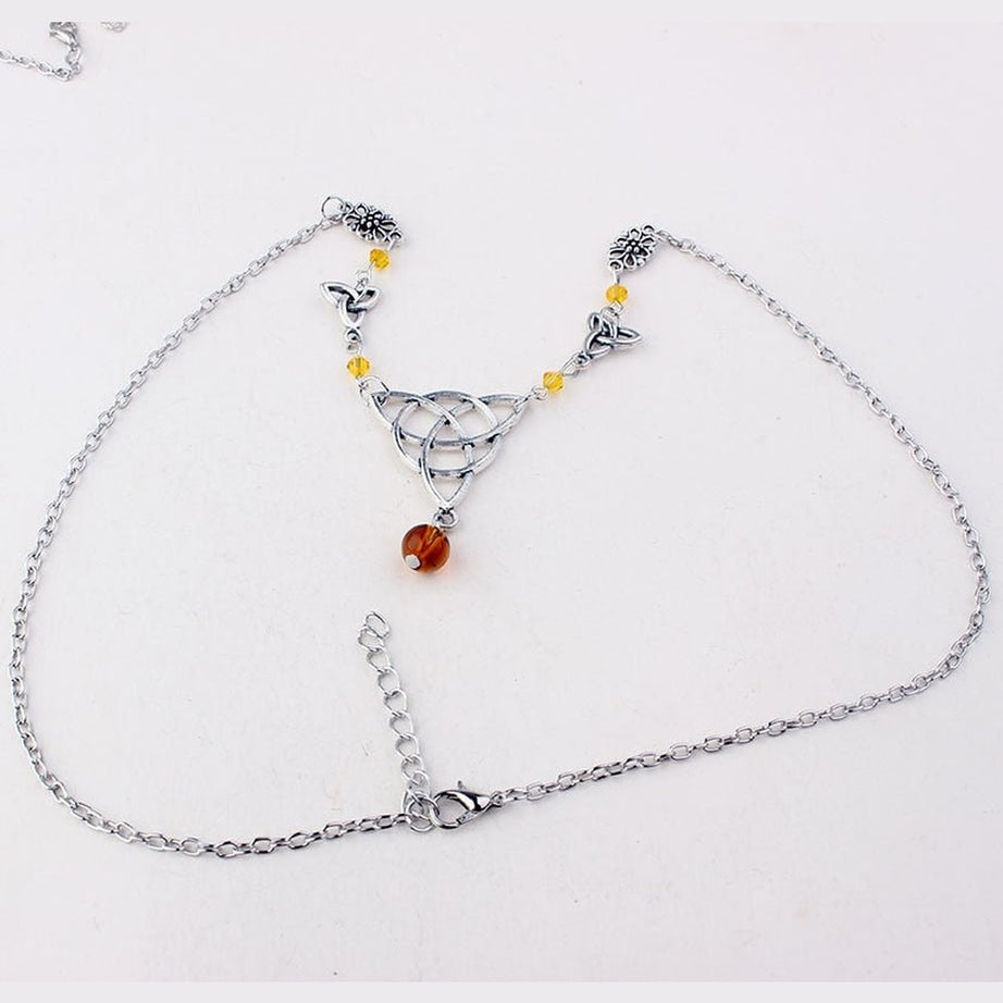 Y2k Gothic Irish Knot Head Chain