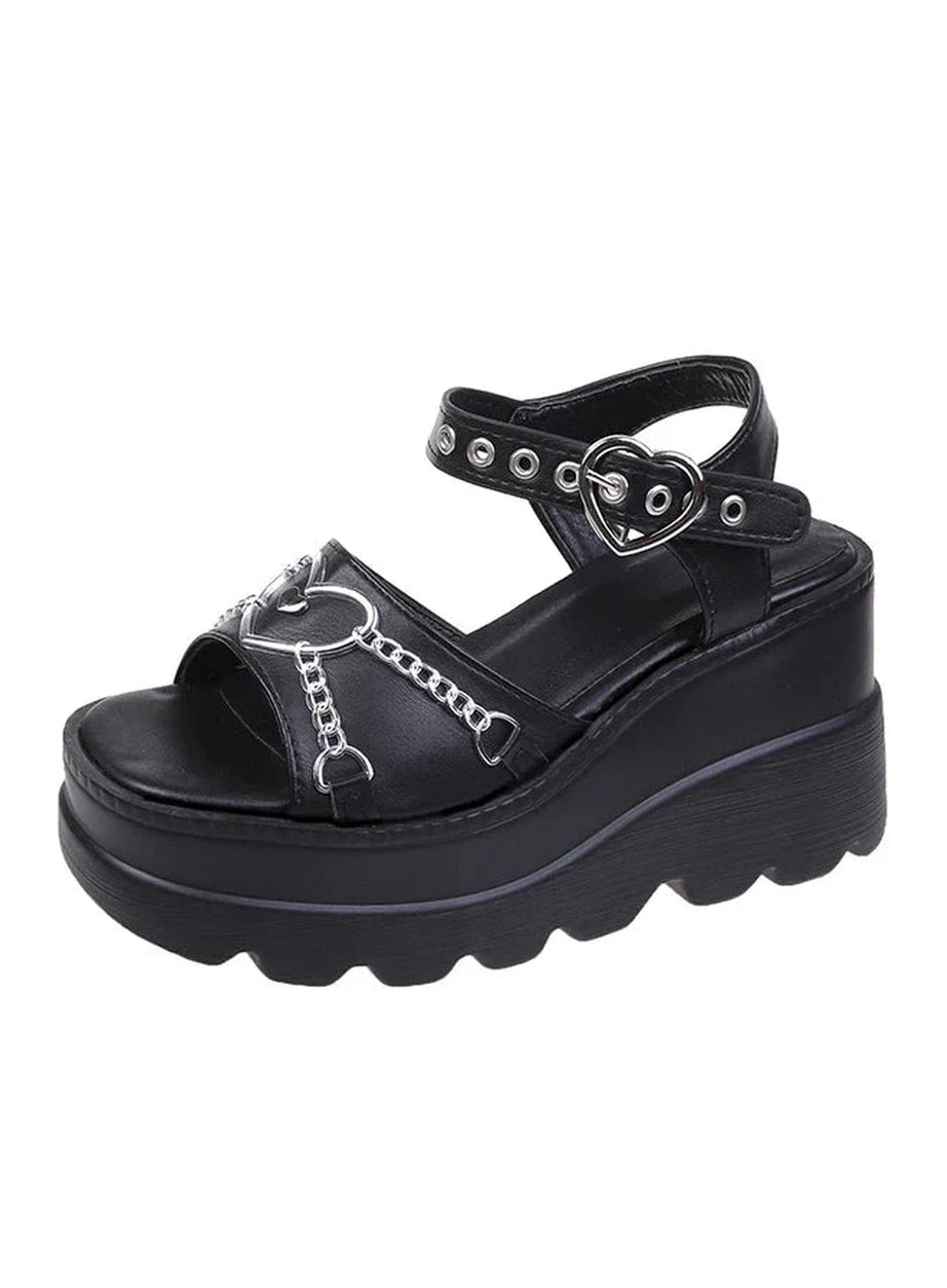 Y2k Gothic Lolita Summer Sandals