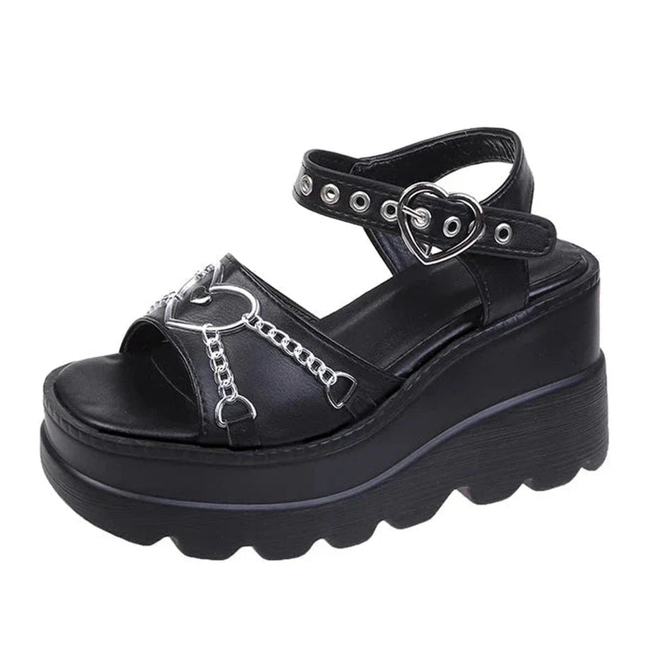 Y2k Gothic Lolita Summer Sandals