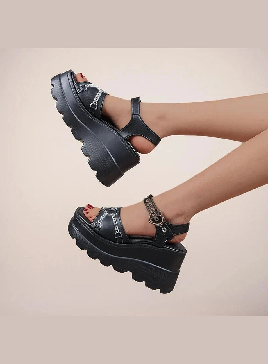 Y2k Gothic Lolita Summer Sandals