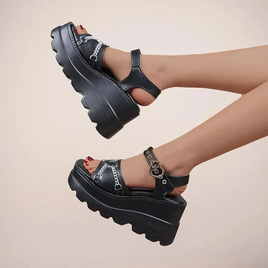 Y2k Gothic Lolita Summer Sandals