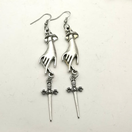 Gothic Medieval Earrings - Earrings