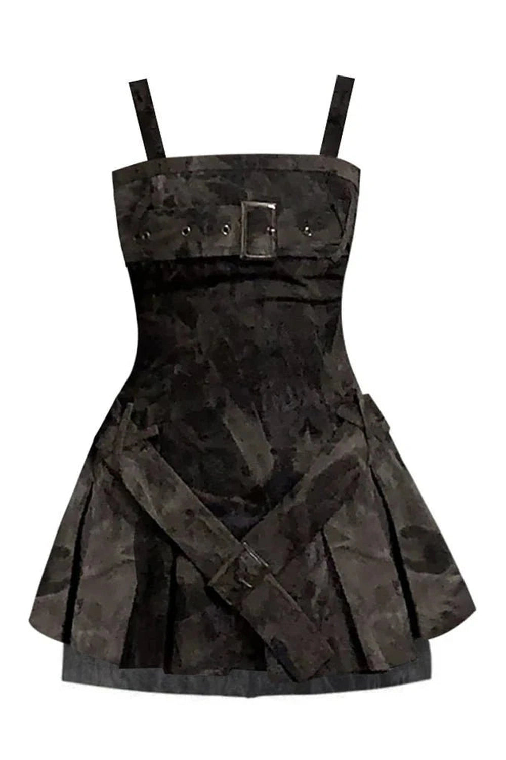 Y2k Gothic Mini Denim Dress