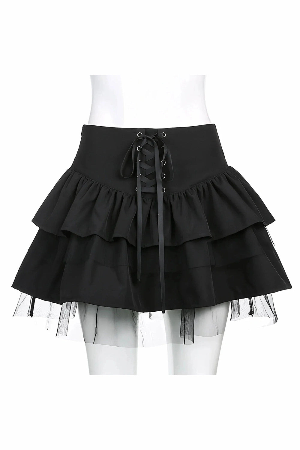 Y2k Gothic Summer Pleated Skirt