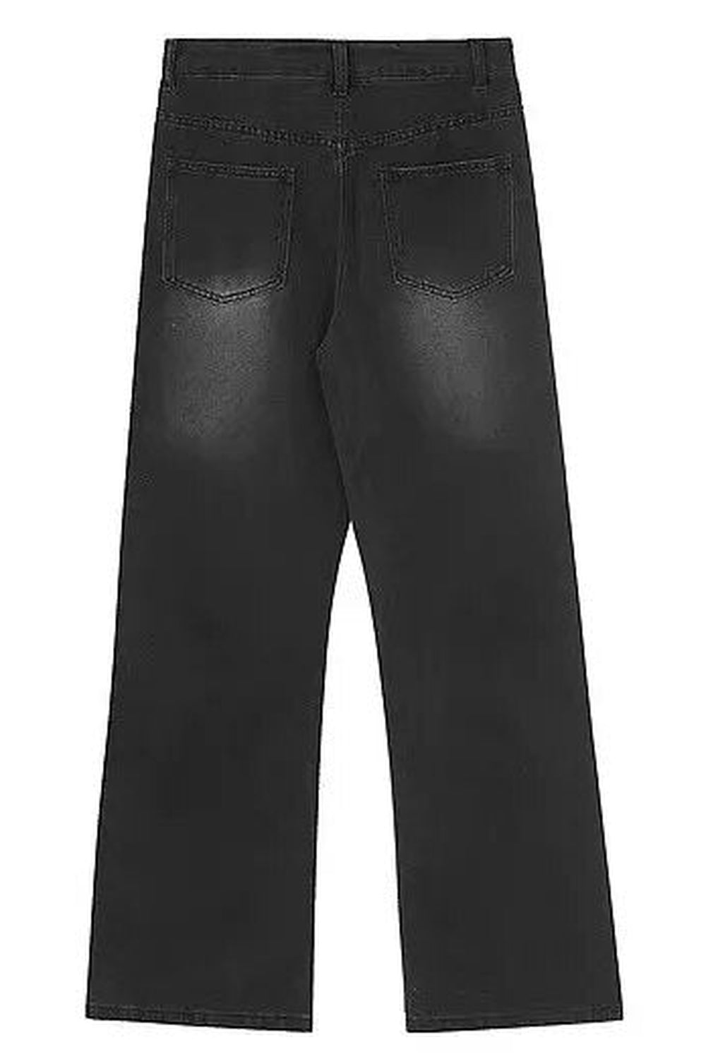 Y2k Acubi Gradient Star Embroidery Jeans