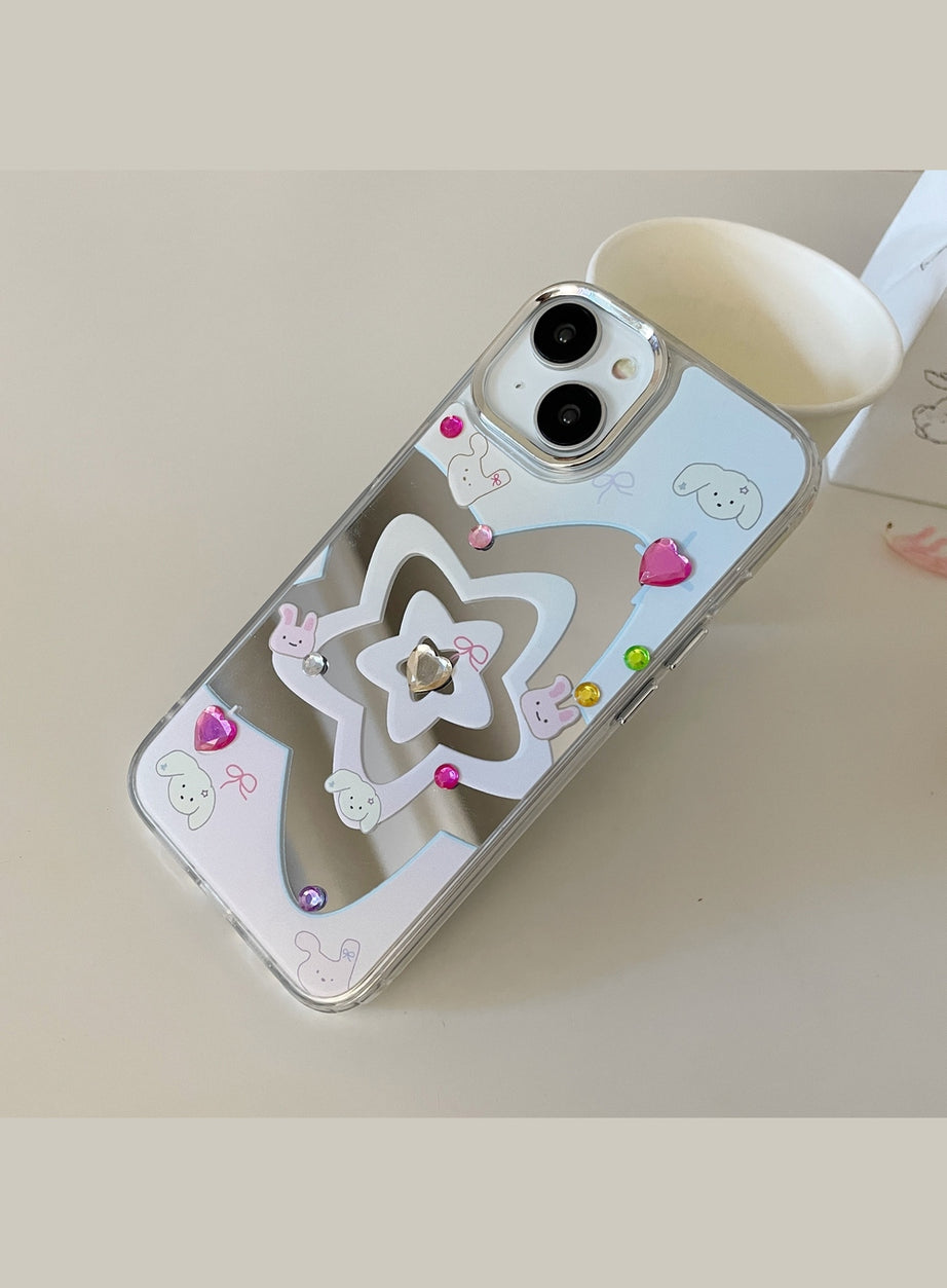 Y2k Gradient Stars Phone Case