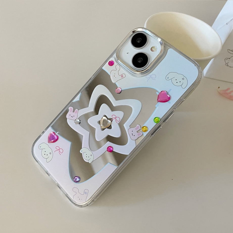 Y2k Gradient Stars Phone Case