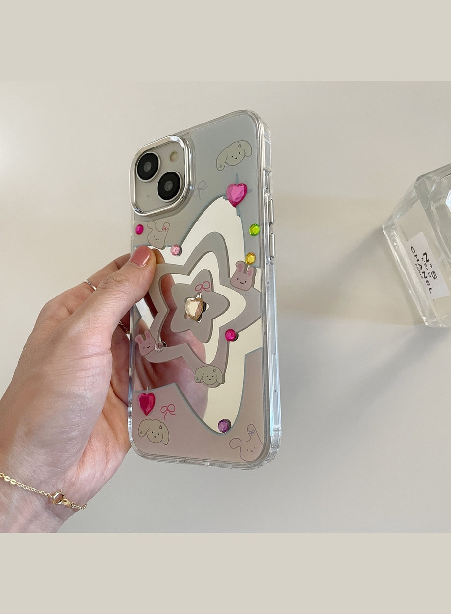 Y2k Gradient Stars Phone Case