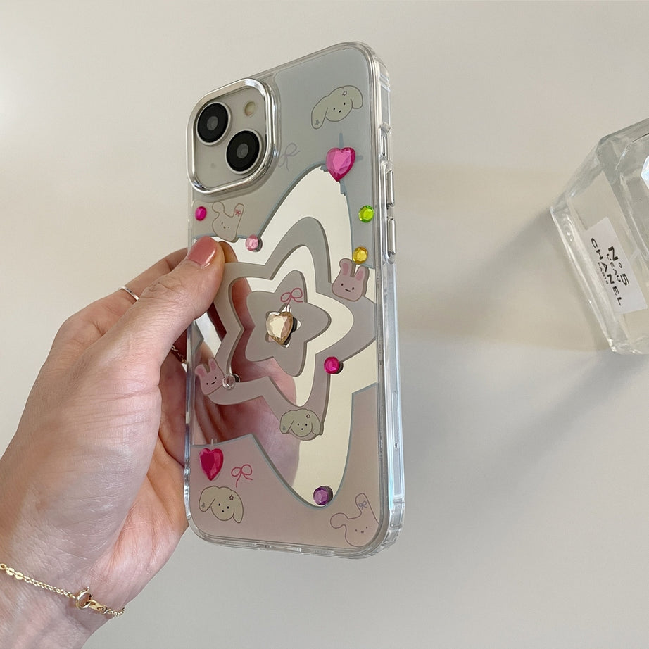 Y2k Gradient Stars Phone Case