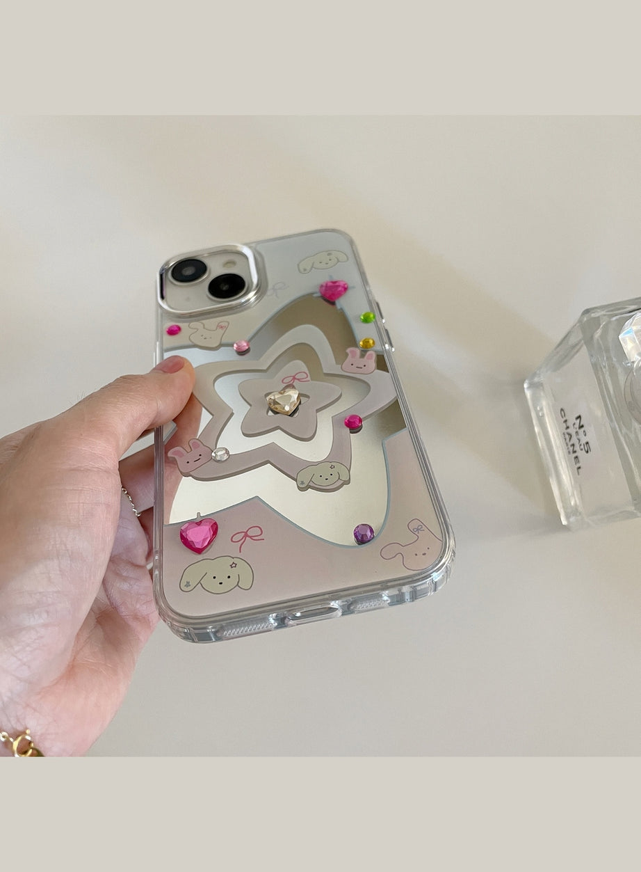 Y2k Gradient Stars Phone Case