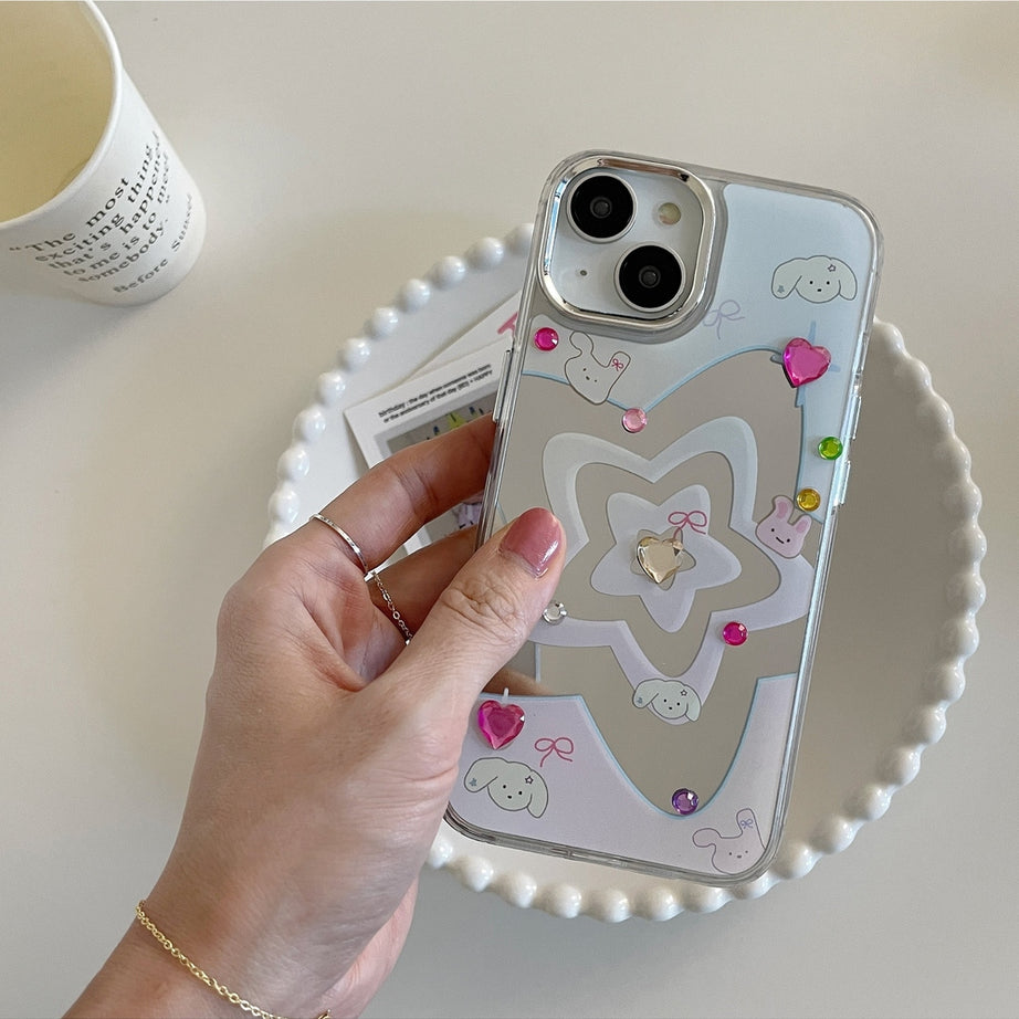 Y2k Gradient Stars Phone Case