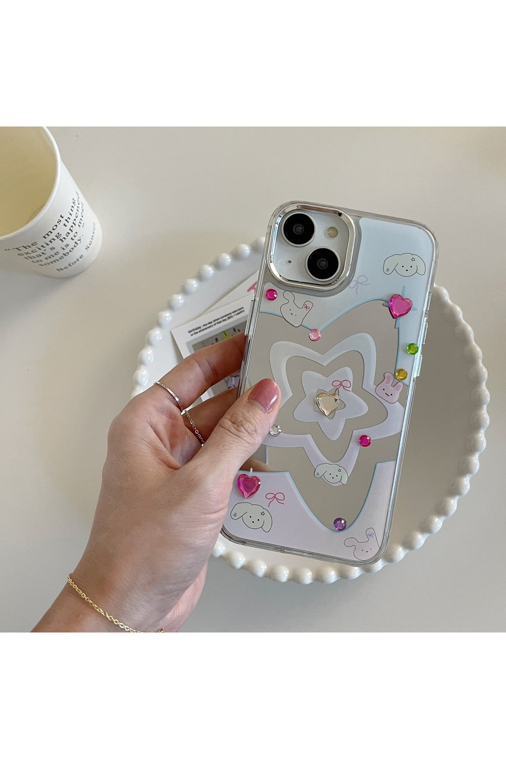 Y2k Gradient Stars Phone Case