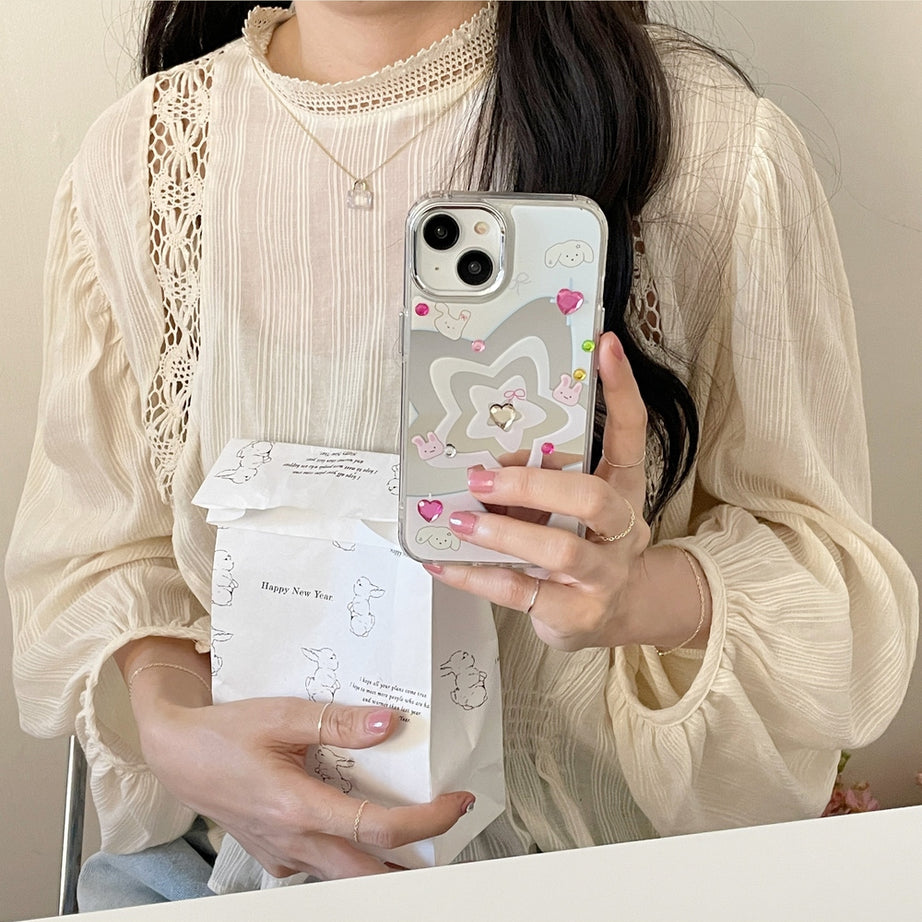 Y2k Gradient Stars Phone Case