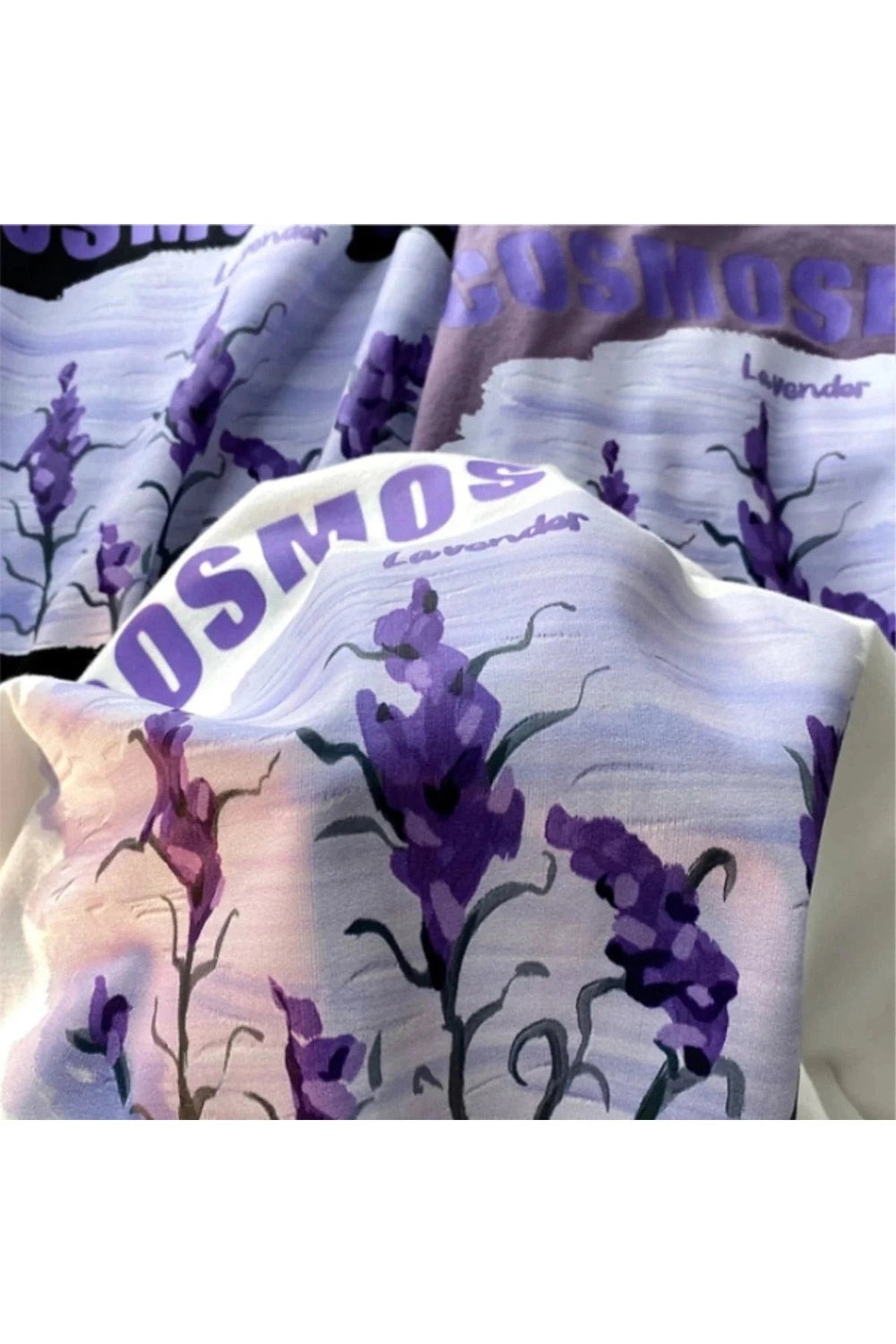 Y2k Graffiti Purple Lavender T-shirt