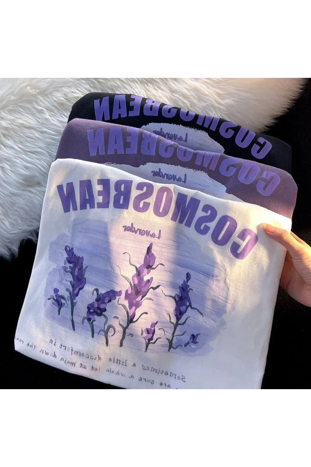 Y2k Graffiti Purple Lavender T-shirt