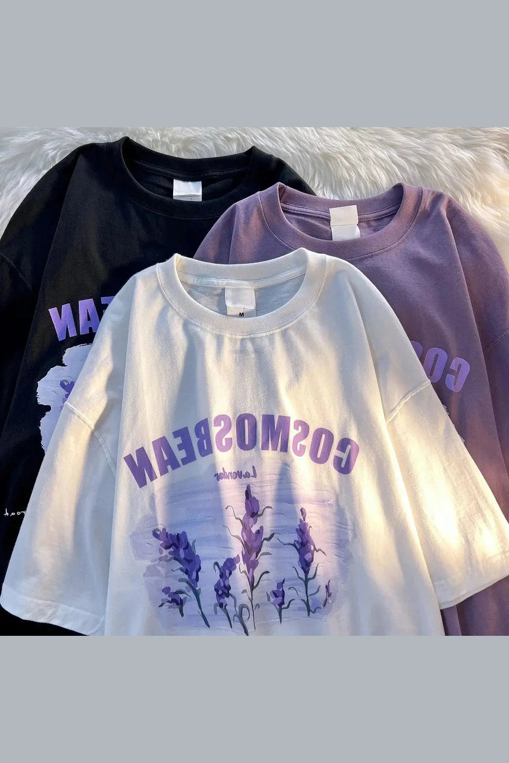 Y2k Graffiti Purple Lavender T-shirt