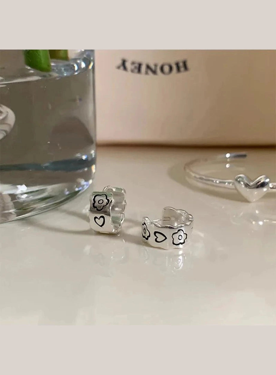 Y2k Graffiti Wave Earrings