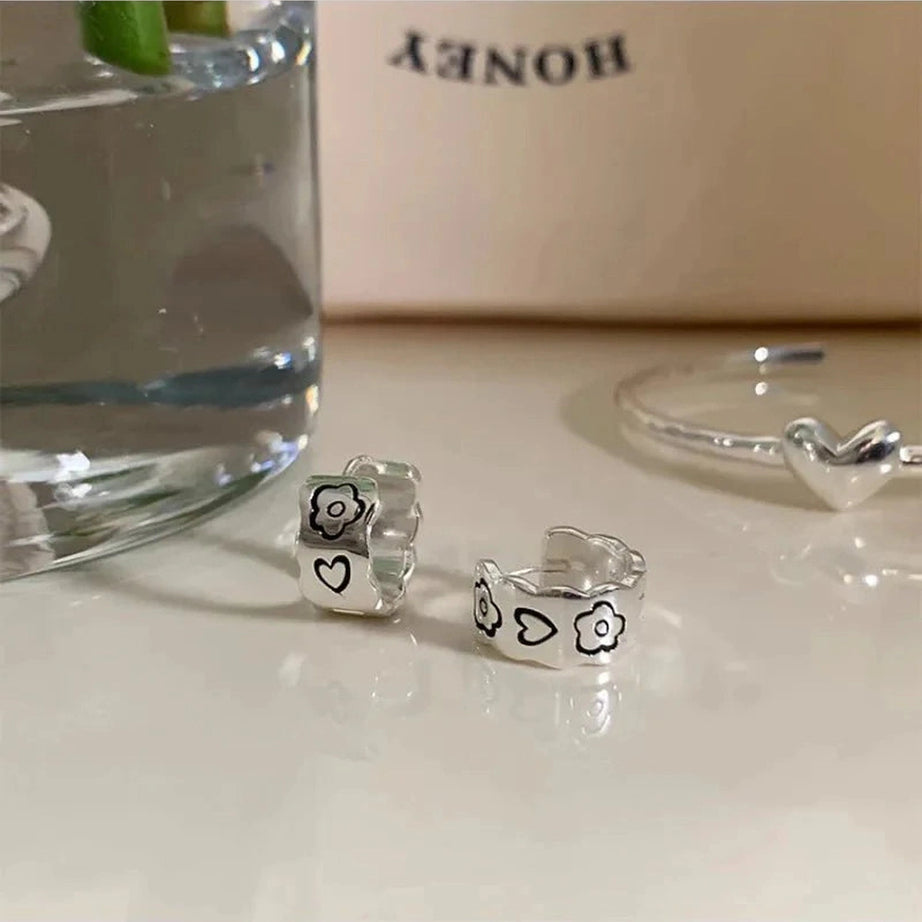 Y2k Graffiti Wave Earrings