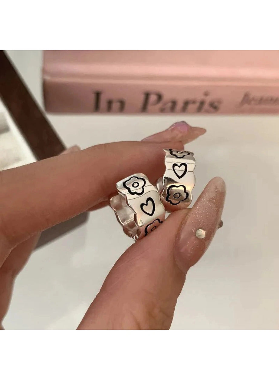 Y2k Graffiti Wave Earrings