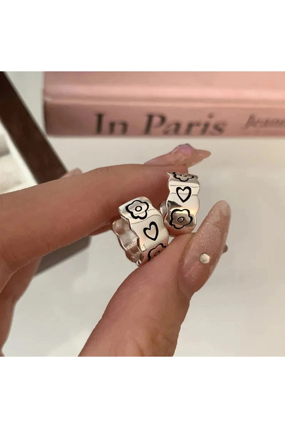 Y2k Graffiti Wave Earrings