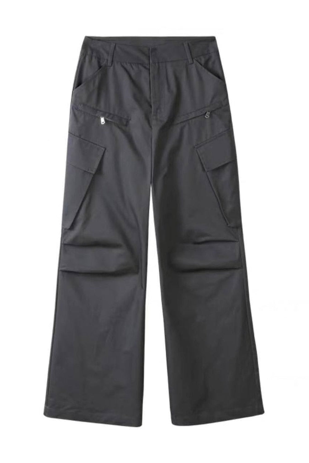 Y2k Gray Vintage Baggy Cargo Pants