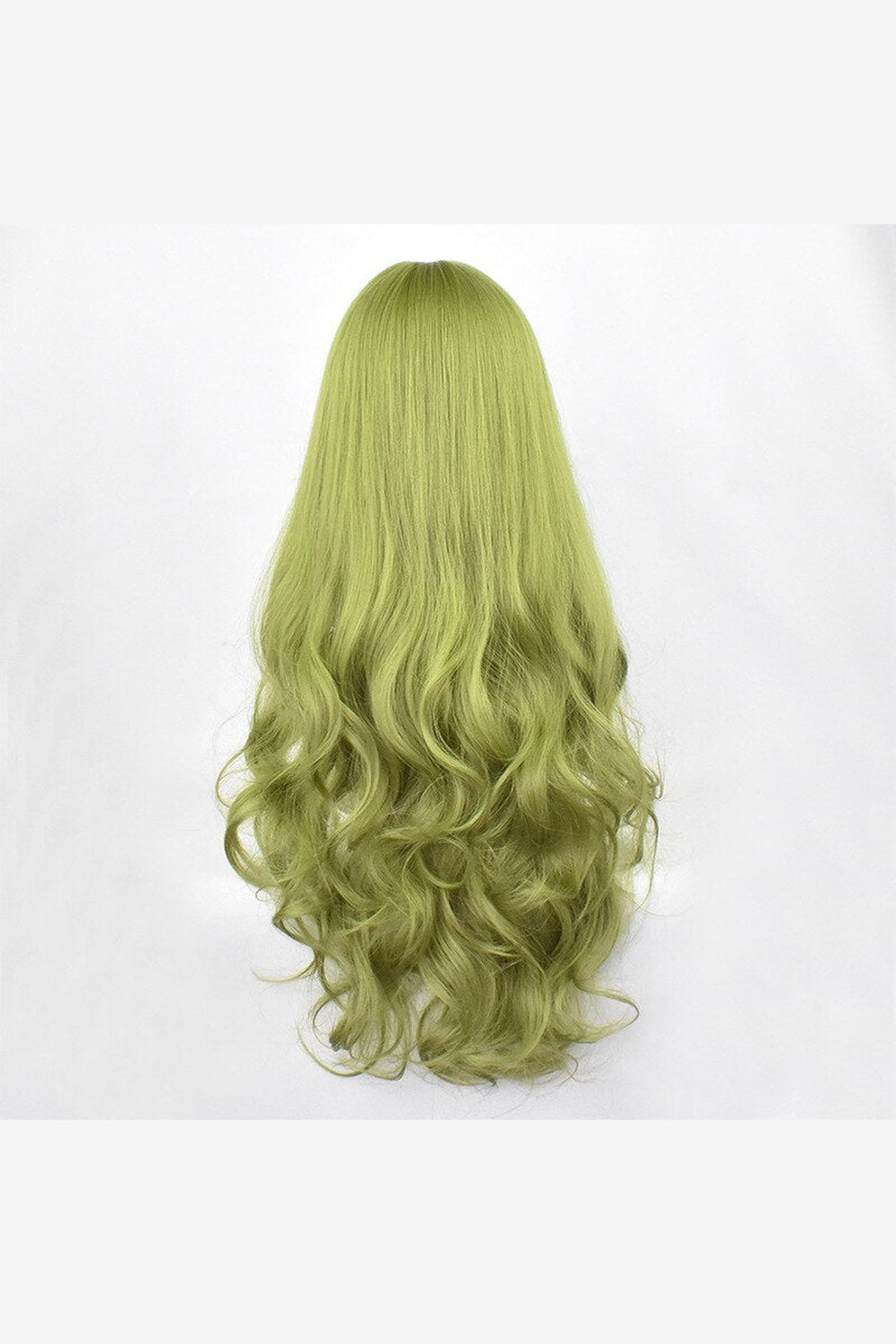 Y2k Green Black Curly Wig