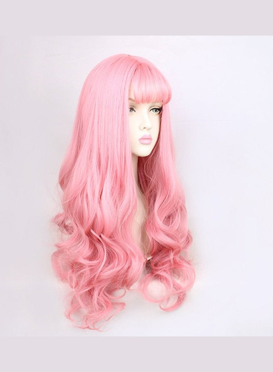 Y2k Green Black Curly Wig