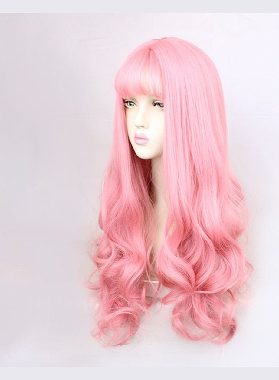 Y2k Green Black Curly Wig