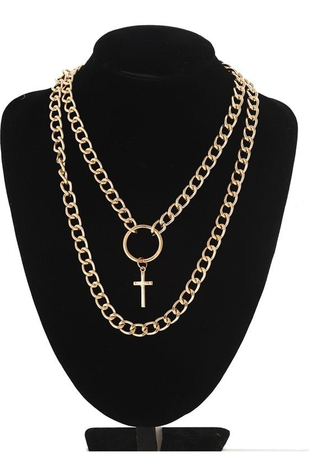 Y2k Grunge Aesthetic Cross Necklace