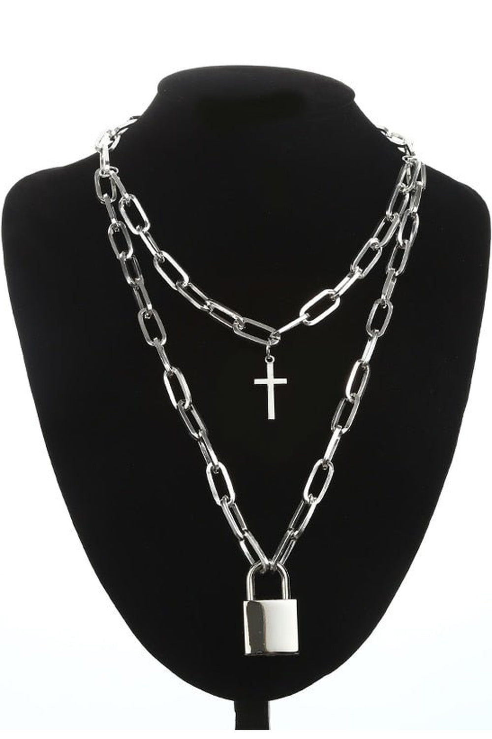 Y2k Grunge Aesthetic Cross Necklace