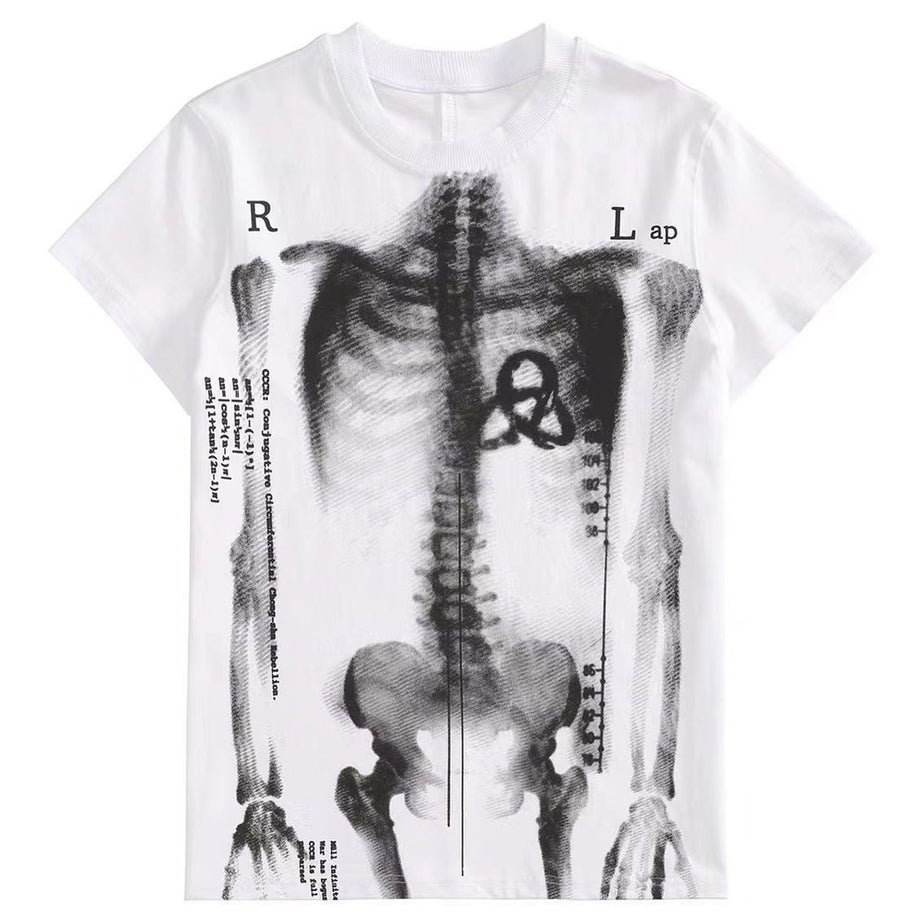 Y2k Grunge Fashion Skeleton Punk T-Shirt