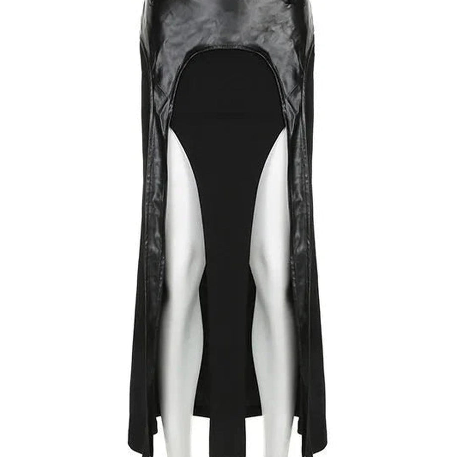 Y2k Grunge Punk Irregular Long Skirt