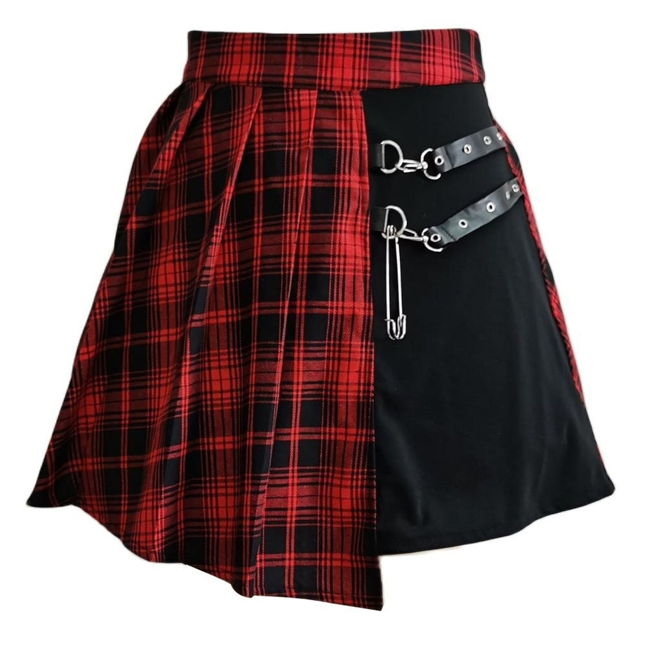 Y2k Grunge & Skate Girl Irregular Mini Skirt