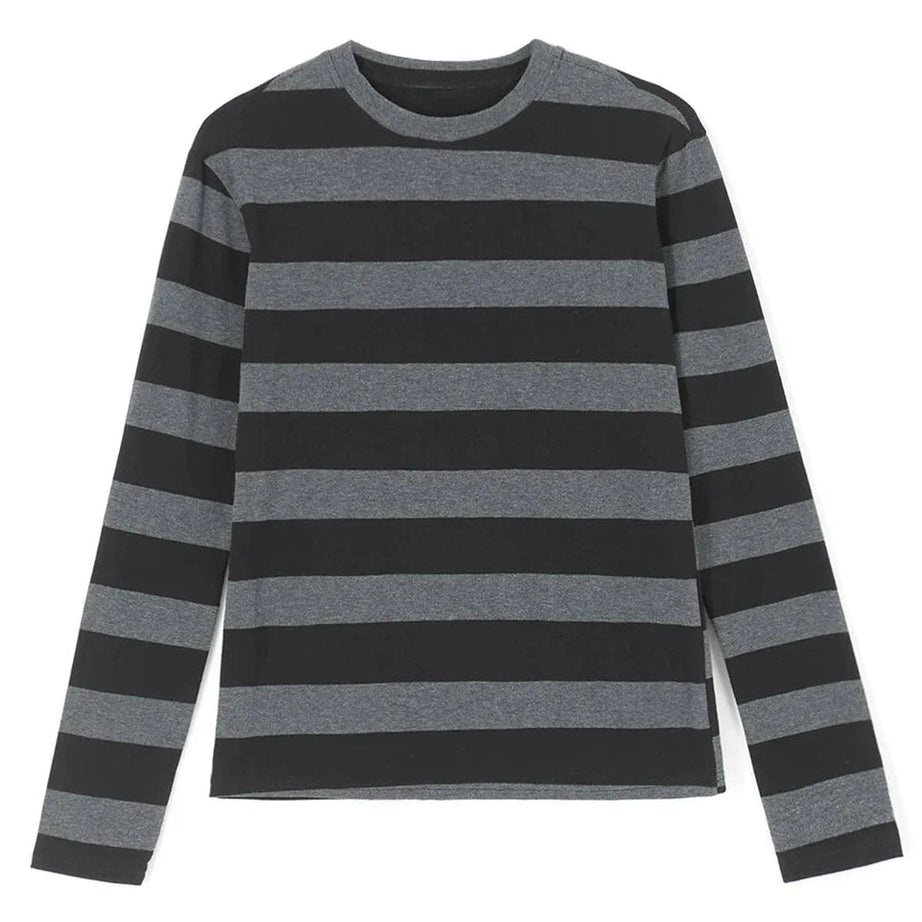 Y2k Grunge Striped Long Sleeve Top