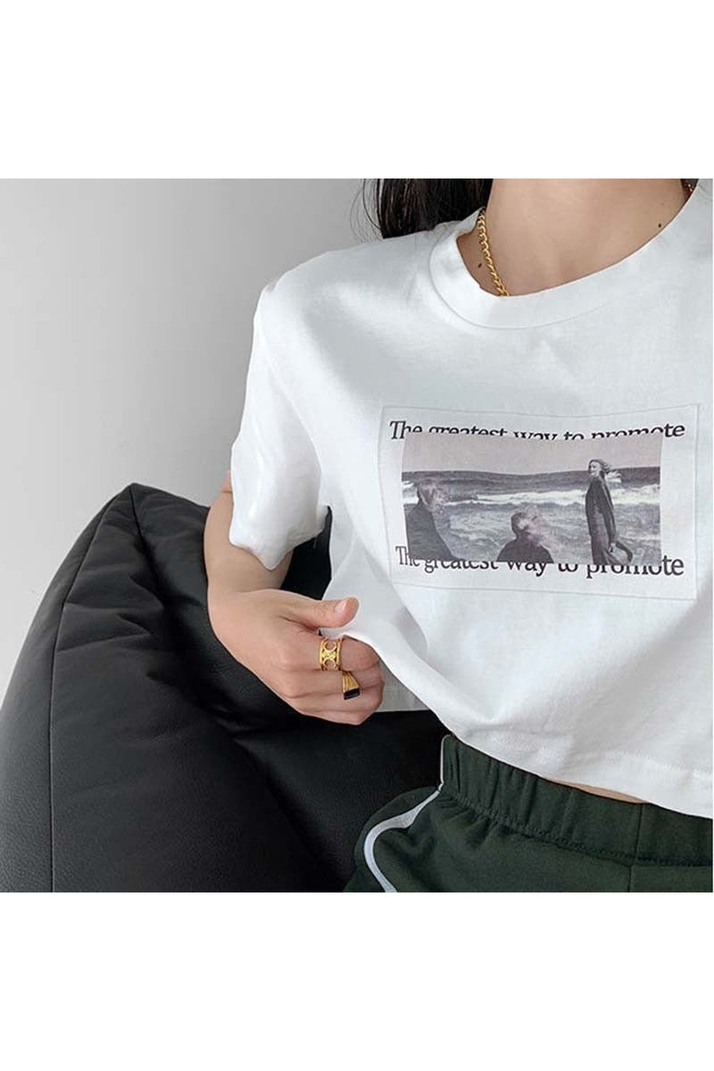 Y2k Acubi Style Cotton Crop Top